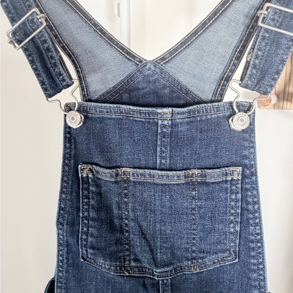Levi’s Denim Skinny Blue Jean Overalls Size 24 Like New - Picture 5 of 8